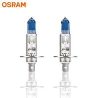 OSRAM H1 5000K 12V 55W Cool Blue Advance หลอดฮาโลเจน Xenon สีขาว + 50 สว่างกว่าไฟหน้ารถ OEM โคมไฟคู่62150CBA (2ชิ้น)