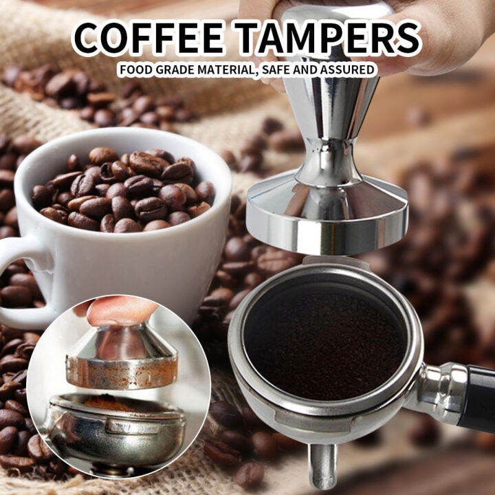 Stainless Steel 49mm 51mm Coffee Powder Hammer Coffee Tamper Coffee