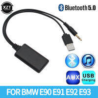 สำหรับ BMW E90 E91 E92 E93รถบลูทูธ5.0 Audio Reciever USB 3.5มม. แจ็ควิทยุอะแดปเตอร์เสียง Universal AUX-IN AUX Cable