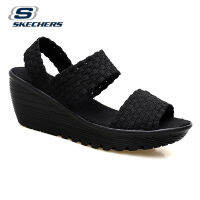 Skechers สเก็ตเชอร์ส รองเท้าแตะผู้หญิง Women Online Exclusive Cali Beverlee Sandals - 119571-BLK - Air-Cooled Goga Mat, Dual-Density Outsole, Hyper Pillar Technology, Ortholite, Ultra Go (พร้อมกล่องรองเท้า)