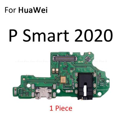 ที่ชาร์จหัวเชื่อมปลั๊ก USB แท่นชาร์จบอร์ดไมโครโฟนสายเคเบิ้ลยืดหยุ่นสำหรับ HuaWei P Smart Pro S Z Plus 2021 2020 2019 2018