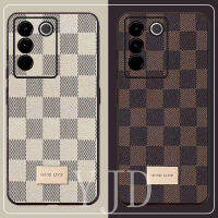 YJD เคสโทรศัพท์กันกระแทกขอบนิ่มลาย V27e หรูหรา V27เคสสำหรับ Vivo โปร