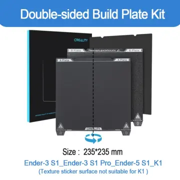 Creality K1 Smooth PEI Magnetic Build Plate Kit Flexible Steel Platform for  Ender 3 S1/Pro Ender 5 S1 3D Printer 235x235mm - ChiTu Systems!