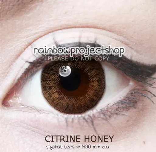 Citrine Honey by Crystal Contact Lens Lazada PH