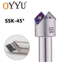 SSK 45 องศา C20-20-130 เครื่องกลึง CNC ที่วางเครื่องตัดมิลลิ่ง APMT 1135 1604 คาร์ไบด์แทรกเครื่องมือลบมุมเหล็กทังสเตน C16-16-110