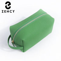 Zency เคสตัวจัดระเบียบกระเป๋าเครื่องแป้งกระเป๋าแต่งหน้าแบบหนังแท้สำหรับผู้หญิง,2023กระเป๋าเก็บของพกพาสำหรับเดินทาง