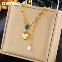 【DT】hot！ DIEYURO 316L Pendant Necklace New Trend Choker Chain Jewelry