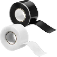 2.5x300cm Universal Super Strong Fiber Waterproof Silicone Tape Self-adhesive Stop Leaks Seal Repair Tape Self Fusing Wire Tape Adhesives  Tape