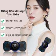 NEW - Máy Massage Toàn Thân, Miếng Dán Massage Xung Điện Mini Cổ Vai Gáy