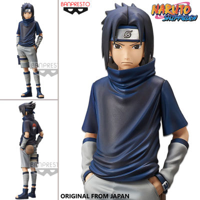 Figure ฟิกเกอร์ งานแท้ 100% Banpresto Grandista Naruto Shippuden นินจาจอมคาถา โอ้โฮเฮะ นารูโตะ ชิปปุเดง ตำนานวายุสลาตัน Uchiha Sasuke อุจิวะ ซาสึเกะ Shinobi Relations Ver Original from Japan อนิเมะ มังงะ ของขวัญ New Collection ตุ๊กตา manga Model โมเดล