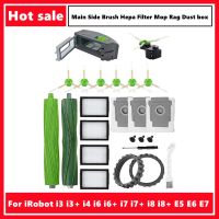 สำหรับ Irobot Roomba I3 I3 + I4 I6 I6 + I7 I7 + I8 I8 + หุ่นยนต์ดูดฝุ่น E7 E6 E5แปรงหลักตัวกรอง Hepa ไม้ถูพื้นกล่องฝุ่นเศษผ้า