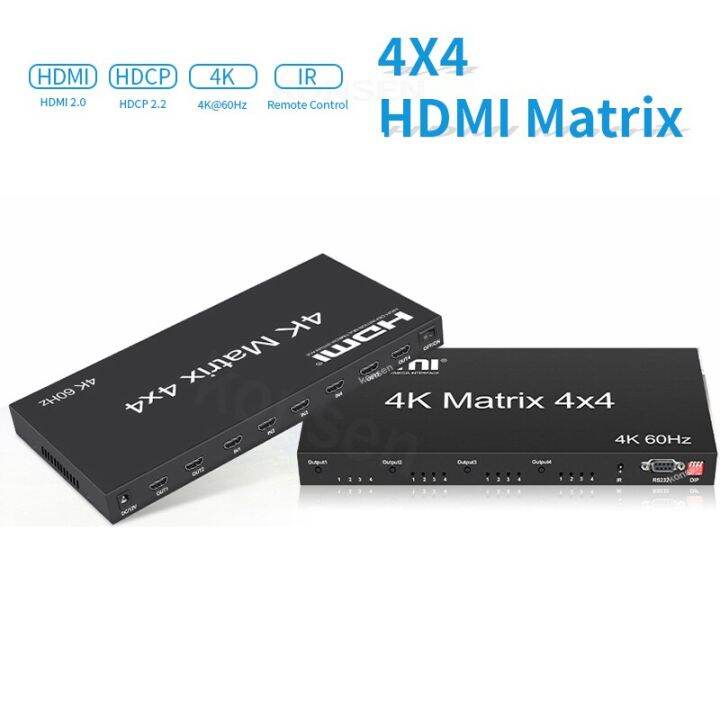 4k-60hz-hdmi-matrix-4x-4สวิตเชอร์เมทริกซ์-hdmi-6x2-4x2-2x4-matrix-hdmi-2-0สวิทซ์แยก-hdr-18gbps-rs232-amp-edid-hdcp-2-2