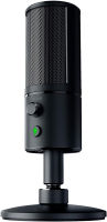 Razer Seiren X USB Streaming Microphone: Professional Grade - Built-In Shock Mount - Supercardiod Pick-Up Pattern - Anodized Aluminum - Classic Black