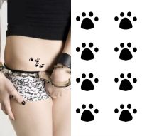 Waterproof Temporary Tattoo Sticker on body sexy cat footprints tatto stickers flash tatoo fake tattoos for girl women Stickers