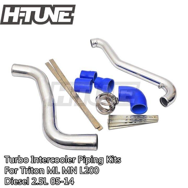 Aluminum Polished Turbo Intercooler Piping Kits For Triton ML MN L200