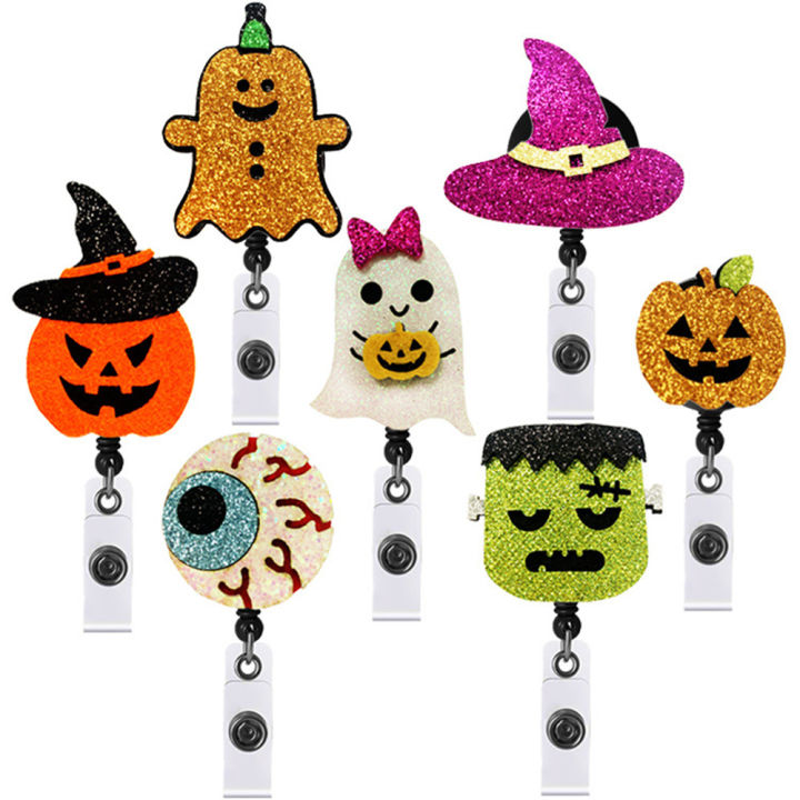 halloween-badge-clip-students-doctor-id-card-holder-cute-cartoon-card-holder-party-badge-clip-badge-holder
