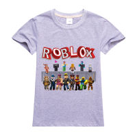 Ro Bloxs เสื้อยืด100% แขนสั้นผ้าฝ้ายเด็กหญิงเด็กชายเบาฤดูร้อนเสื้อผ้าเด็กพิมพ์ลายเด็กหญิงเด็กชายเด็กเด็กผู้หญิงเสื้อ0000