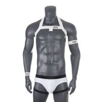 ชุดชั้นในบุรุษสายคล้องคอ+กางเกงชั้นใน Men Harness Thong Set