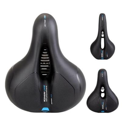 Bike Seat Cushion Waterproof Padded Mountain Bike Saddle Comfortable Bicycle Seat Cushion Wide Bicycle Saddle &amp; Memory Foam Padding Easy to Mount Comfort Bike Saddle for Men or Women relaxing