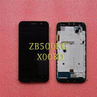 5.0นิ้วที่ดีที่สุด OEM LCD สำหรับ Zenfone Go ZB500KG X00BD จอแสดงผล LCD Touch Screen Digitizer Assembly พร้อมกรอบเปลี่ยน