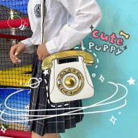 European American Fashion Creative Shoulder Bag Funny Unique Digital Telephone Side Sequin Female Trendy 【AUG】