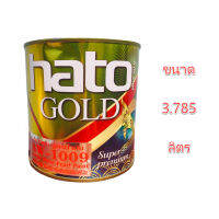 สีมุก สูตรน้ำมัน Hato AW1009 X 3.785 ลิตร สีมุกขาว สีมุกฮาโต้ 1 แกลลอน