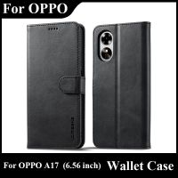 For OPPO A17 Case Flip Magnetic Phone Case On Telefoon Hoesje OPPO A17 Case Leather Vintage Wallet Case For Coque OPPO A17 Cover