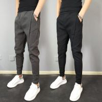 CODai424839 2022 Spring Summer Casual Pants Student Ankle-Length Beam Korean Version Slim-Fit seluar slack lelaki