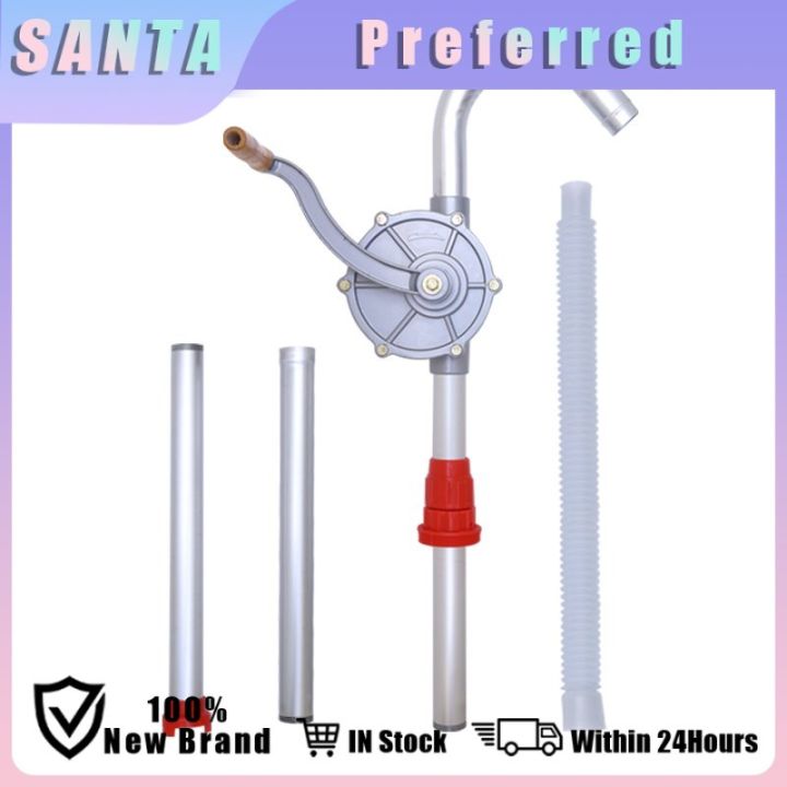Rotary Hand Diesel Pump Fuel Oil Transfer Hand Pump Diesel Barrel Manual Syphon Self Priming