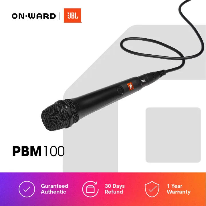 JBL PBM100 Wired Microphone Wired Dynamic Vocal Mic with Cable Lazada PH