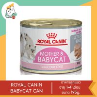 ROYAL CANIN BABYCAT CAN อาหารลูกแมวอายุ 1-4 เดือน  ขนาด 195g.