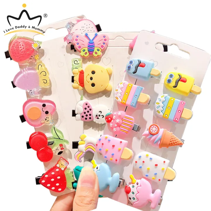 10Pcs/Set Cartoon Baby Hair Clip Girls Flower Rainbow Fruits Icecream Hairpin Korean Fashion Hair Accessories | Lazada Singapore 10Pcs/Set Cartoon Baby Hair Clip Girls Flower Rainbow Fruits Icecream Hairpin Korean Fashion Hair Accessories | Lazada Singapore