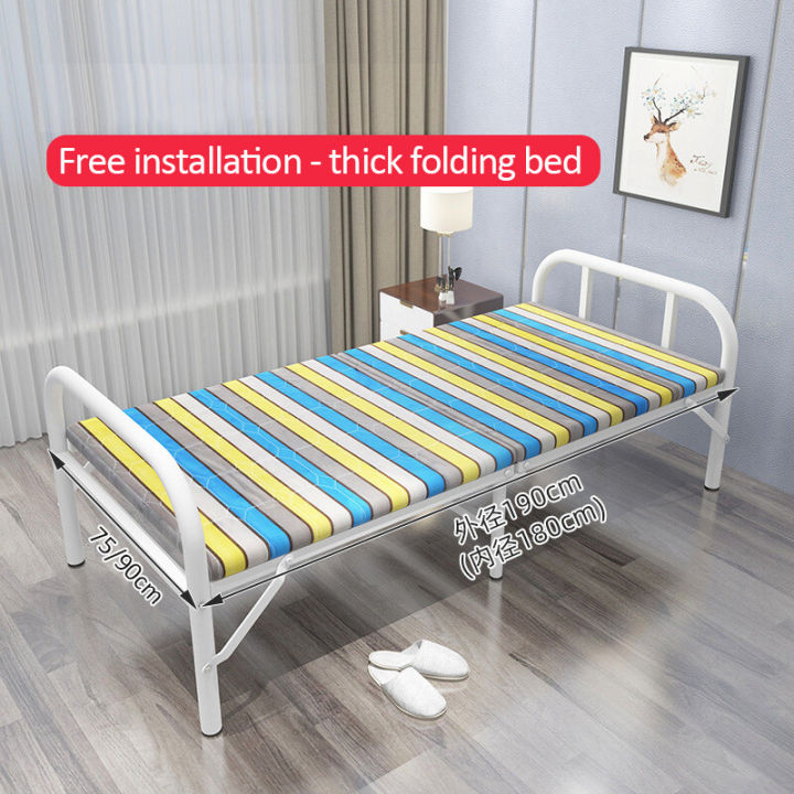 Dreamer Living Foldable Bed Frame With Mattress Katil Lipat Save Space