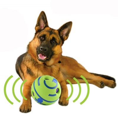 Dog Toy Fun Giggle Sounds Ball Pet Cat Dog Toys Silicon Jumping Interactive Toy Training Ball For Small Large Dogs Toys