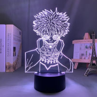 My hero academia boku no Dabi 3d led lamp for bedroom night lights anime figure avatar room decor mange cute gift