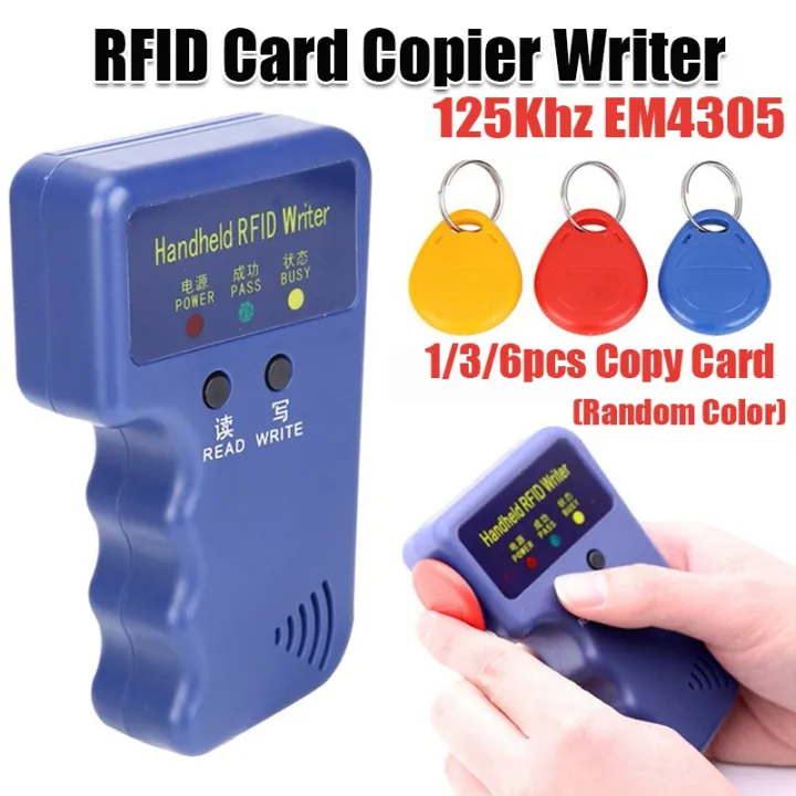 DOT Handheld 125Khz EM4100 RFID Copier Writer Duplicator Programmer ...