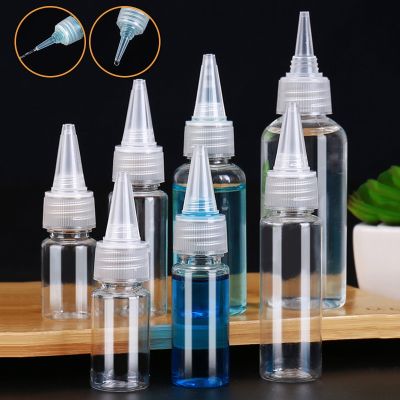 【YF】❣  5Pcs 5/10/20/30/50/60/80/100/120/150/200/250ML Plastic Squeeze Dropper Bottles Sharp-mouth Bottle Ink Glue