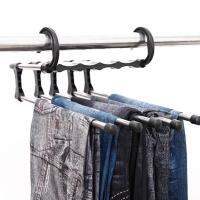 Multifunctional hanging pants storage rack five-in-one hanger rack pants stainless steel