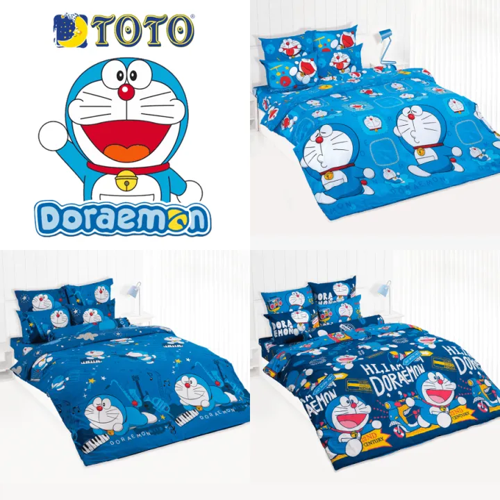toto-ชุดผ้าปูที่นอน-3-5-ฟุต-ไม่รวมผ้านวม-โดเรม่อน-doraemon-ชุด-3-ชิ้น-เลือกสินค้าที่ตัวเลือก-โตโต้-ผ้าปู-โดราเอม่อน-โดเรมอน-doremon