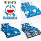 TOTO ชุดผ้าปูที่นอน (ไม่รวมผ้านวม) 3.5ฟุต 5ฟุต 6ฟุต โดเรม่อน Doraemon (เลือกสินค้าที่ตัวเลือก) #TOTAL โตโต้ ผ้าปู โดราเอม่อน โดเรมอน Doremon