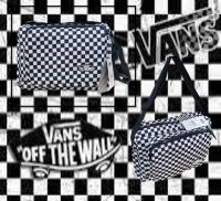 VANS กระเป๋าสะพายข้าง X เข็มขัดลายตาราง มีซิป ช่องใส่ของ2ชั้น  กระเป๋าคาดอก คาดเอว สำหรับผู้ชายและผู้หญิง CF812