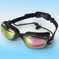 Glasses Adjustable Ultra-light Polarized Glare-resistant Mirrored Wide Vision Swim Goggles for