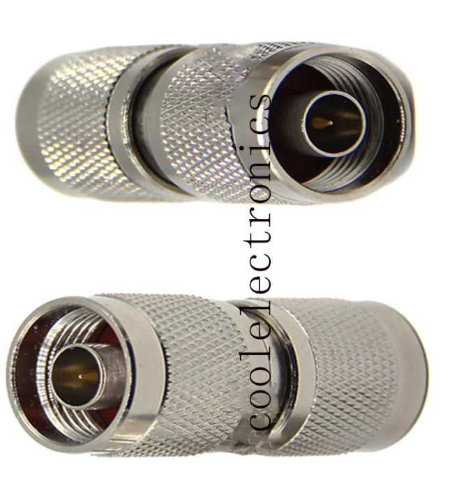 2pcs-copper-rf-coaxial-coax-n-to-n-connector-n-male-to-n-male-plug-adapter-connector