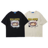 SPACEBOY oversized Tee เสื้อยืดโอเวอร์ไซส์ลาย Space travel dual match | unisex [DM176]