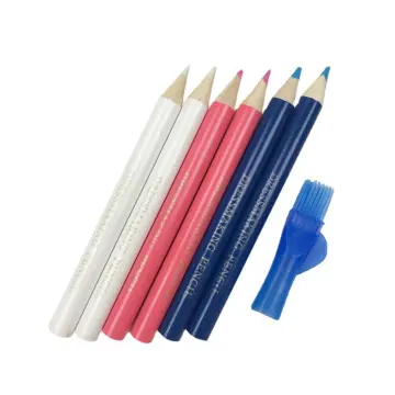 2Pcs Sewing Tailor Chalk Pen with Brush Cutting Chalk Sewing Fabric Pencil  and Tracing 2 Pieces 