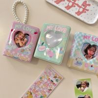 Photo Album Cute Candy Color Photocard Holder Cartoon Hollow Love Heart Kpop Card Binder Instax Mini Album