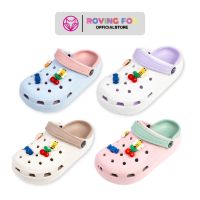 [ Rovingfox slipon clogs ] " รองเท้าแตะหัวโต " ผู้หญิง รุ่น RF6423 มี 4 สี