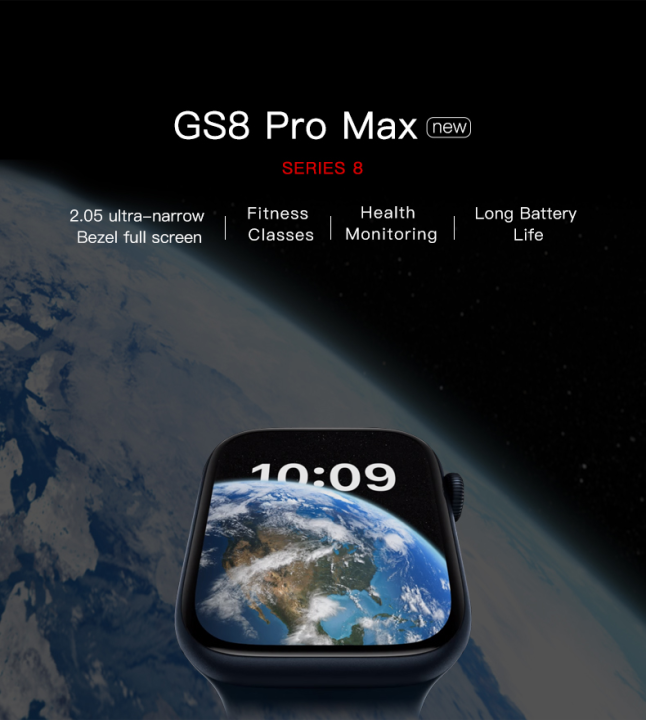 2023 Smart Watch GS8 Pro Max, health monitoring, casual games, short ...