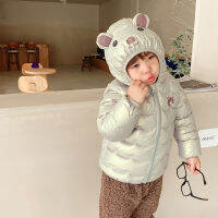 New Childrens Winter Boy Jacket Cartoon Jacket Baby Boy Cute Infant Girl Jacket  Childrens Clothing From 2 To 7 Years Old