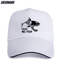 Summer Sunshade Visors Sandwich Mens Cap Skeleton Fish-Bones Fear NO Fish Fishing Print Baseball Caps Cotton Adjustable Sun Hat